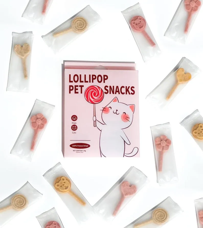 Freeze Dried Lollipops Pet Treats 8 pc - Image 2