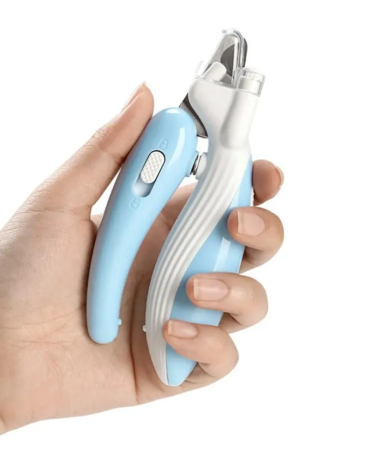 LED Pet Nail Clippers | Quiet USB Rechargeable Dog & Cat Grooming Tool